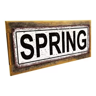 Spring Metal Sign; Wall Decor For Seasonal Ocassions • $29.99