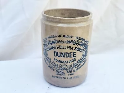 Vintage Stoneware Pot Jar Canister Kitchen Utensil Storage  Dundee Marmalade • $12.42