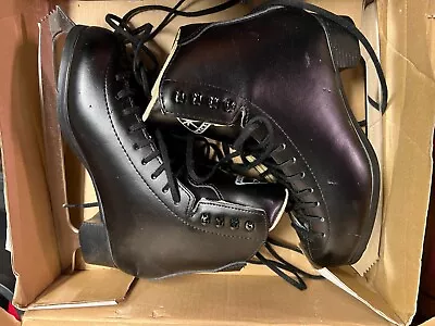 Jackson Marquis Model 1993 Figure Ice Skates Black Mens Boys 5.5 M Mirage Blade • $74.99