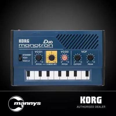 Korg Monotron Duo Analogue Synthesizer W/ Dual Oscillator • $95