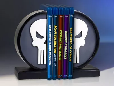 Gentle Giant X Marvel The Punisher Logo Collectible  Bookends Limited Edition • $28.99