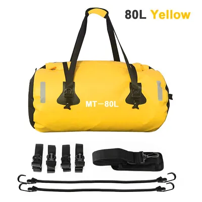 High Quality Motorcycle Waterproof Bag Outdoor Dry Luggage Roll Pack Bag 80L • $74.58