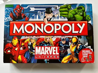 Monopoly Marvel Universe Edition Board Game Retro 2011 • £17