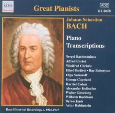 Johann Sebastian Bach : J.S. Bach - Piano Transcriptions CD (2001) Amazing Value • £2.98