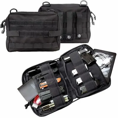 Tactical Molle Admin Pouch Multi-Purpose Modular Medical EDC EMT Organizer Bag • $14.39