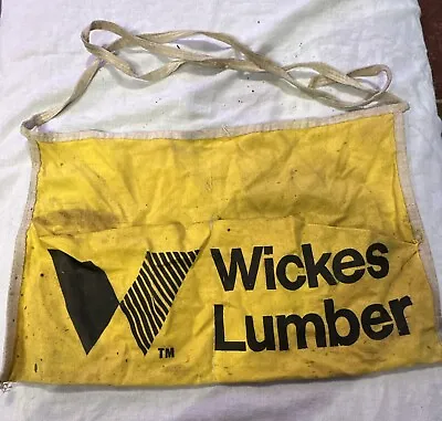Wickes Lumber Cloth Nail Apron Yellow • $12