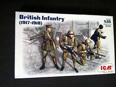 1/35 ICM 35301 British Infantry (1917-1918) WWI Trench Model • $27