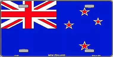 New Zealand Flag Metal Novelty License Plate Tag LP491 • $16.99