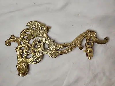 Vintage Brass Ornate Griffin Dragon Floor Lamp Arm - Replacement Part • $35