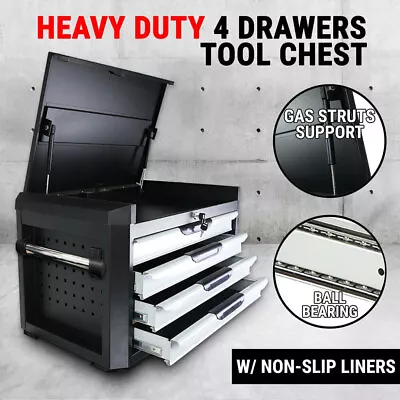 4 Drawers Tool Box Chest Mechanic Cabinet Toolbox Trolley Storage Organiser Set • $228.78