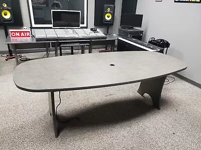 Conference Table Commercial Grade Excellent Gray Laminate Finish Custom 8 Ft • $799