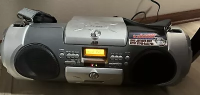 JVC RV-B55 CD Player Boombox CD & Radio Run Cassette Player Tested Working • $0.99