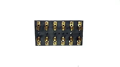 Seachoice 13361 6 Gang Heavy Duty Fuse & Junction Block W/Brass Clips • $9.75