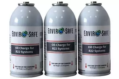 Envirosafe Oil Charge For R22  A/C (3) 4oz Cans • $18.50