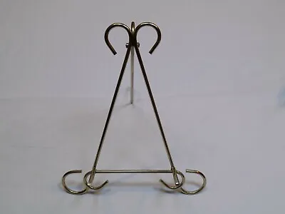 Easel Picture Art Photo Holder Display Stand Brass Metal Decorative Tabletop 10  • $18.99