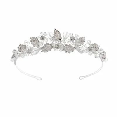 Bnwt Ex Stock Starlet Isabella Diamante Crystal Traditional Tiara Boxed Rrp £85! • £29.99