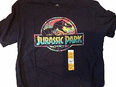 Jurassic World Navy T-Shirt Unisex Size L  XL  “Jurassic Park  • $6.99