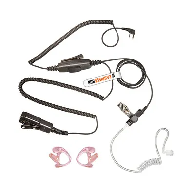 MITEX Radio Double PTT 2Pin Earpiece With Ear Moulds  • £32.99