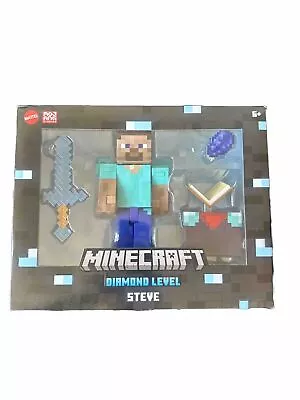 Minecraft Diamond Level Steve Action Figure & Accessories BRAND NEW • $25