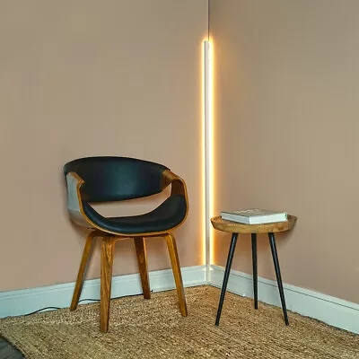 £49.99 • Buy Metal Corner Floor Lamp Free Standing Tri Bar 25W LED Light Living Room Lighting