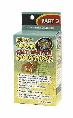 Zoo Med Hermit Crab Salt Water Conditioner • $7.69