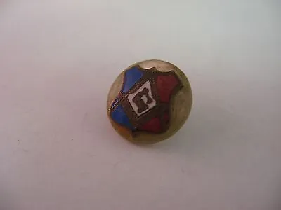 Rare Antique Masonic Arm Hammer Gavel Red Blue Enamel Mother Of Pearl Pin • $74.99