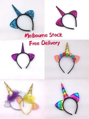 $3.45 • Buy Magical Unicorn Horn Head Kid Child Hair Headband Party Cosplay Dress Decor Cute