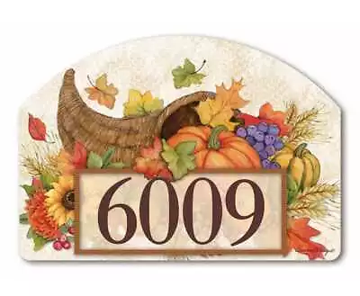 Yard Designs Address Marker **Thanksgiving Cornucopia**  • $15.99