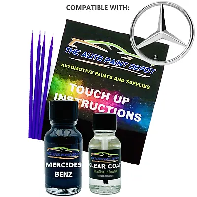 MERCEDES Paint Touch Up Kit 100% OEM MATCH | 1OZ + Opt. Gold Pen • $28.95