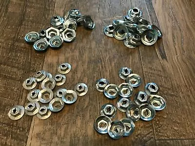 $9 • Buy 60pcs 1/8 5/32 3/16 1/4 Emblem Script Name Plate Thread Cutting Nuts Fits Dodge