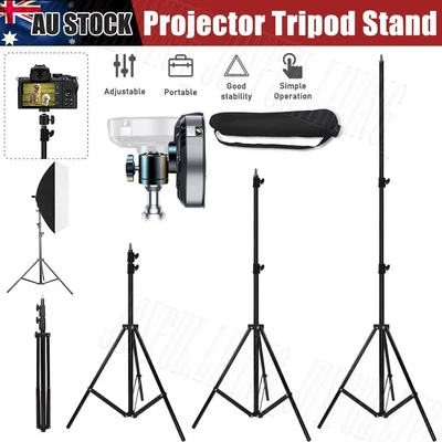 $17.95 • Buy Projector Tripod Stand 97cm-280cm Laptop Adjustable Floor Stand Holder Black AU