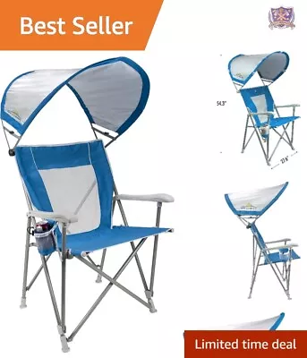 Quality SunShade Beach Chair - Portable Compact - UPF 50+ Sun Protection • $105.97