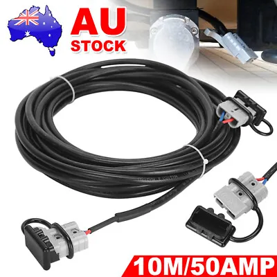 $28.95 • Buy 50 Amp 10m For Anderson Style Plug Extension Lead Twin Core Auto Cable Wire 4wd