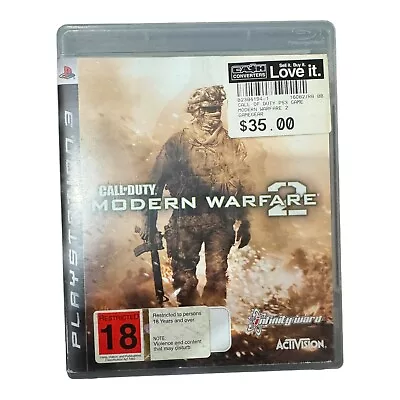Call Of Duty Modern Warfare 2 MW2 PS3 2009 Shooter Activision MA15+ VGC • $11.95