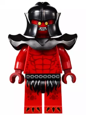 Genuine LEGO Minifigure Nexo Knights BN Red Crust Smasher Villain Knight Goblin • $18