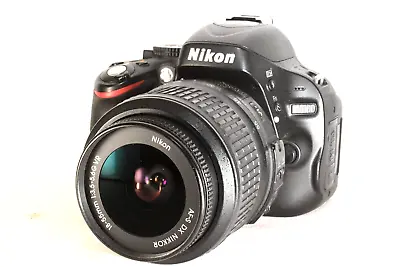 Nikon D5100 Digital SLR Camera W/AF-S NIKKOR 18-55mm F/3.5-5.6G DX VR Lens Set • $399