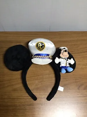 Tokyo Disney Resort Headband Mickey Mouse Sailors Plush Doll Stuffed Ears Hat • $29.99