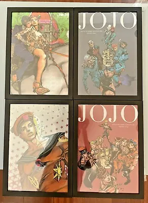 $150 • Buy JoJo's Bizarre Adventure JOJO Diamond Araki Poster Framed Clear Files 8 Set