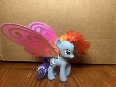 My Little Pony G4 Brushable Glimmer Wings Rainbow Dash 2011 No Accessory MLP • $10.99