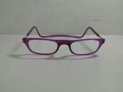 Clic Magnetic Reader Eyeglasses -Purple 1.25 Strength • $39.95