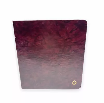 Franklin Covey Burgundy Binder Storage Case Classic Size Open Planner 8.5” X 9in • $24.19