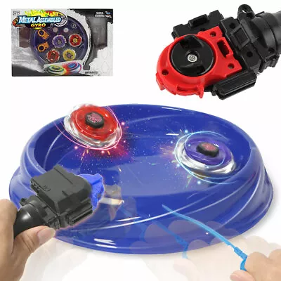 £16.77 • Buy 4D Beyblade Stadium Fusion Grip Fight Burst Launcher Metal Master Rare Set