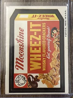 1973 TOPPS WACKY PACKAGES 1973 SERIES 3 WHEEZ-IT White Back • $34.95