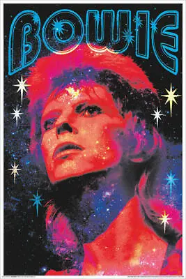 David Bowie - Non-Flocked Blacklight Poster 24  X 36  • $13.49