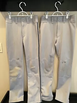 Mizuno Youth XL Boys Lot Of 2 Gray Baseball Pants GUC • $9.99