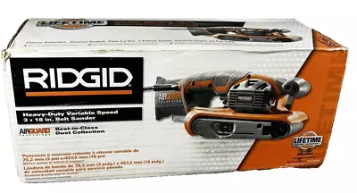 Ridgid R27401 Heavy-Duty Variable Speed 3 X18  Belt Sander - NEW • $89.79