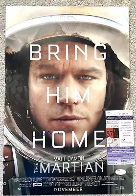 Matt Damon Signed 12x18 Photo Poster The Martian Rounders Jason Bourne Spr Jsa • $149.99