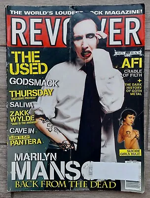 Revolver Magazine May 2003 Marilyn Manson Godsmack Taproot Cave In Zakk Wylde • $14.99