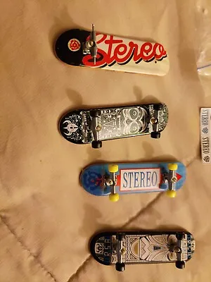 Tech Deck Lot Of 4 W/Parts And Screwdriver Includes 2 Stereo & 2 Dark Star Board • $17.99