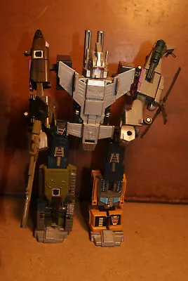 G1 Transformers Combaticons Bruticus Near Complete Original 1980s • £80